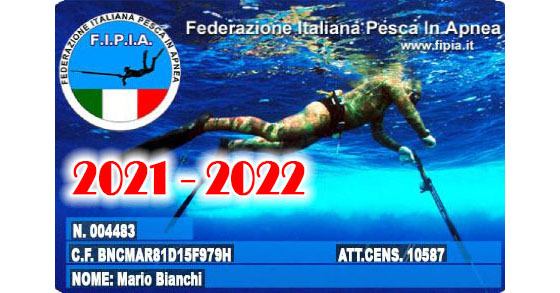 Tessera fipia campagna 2021-2022 FB